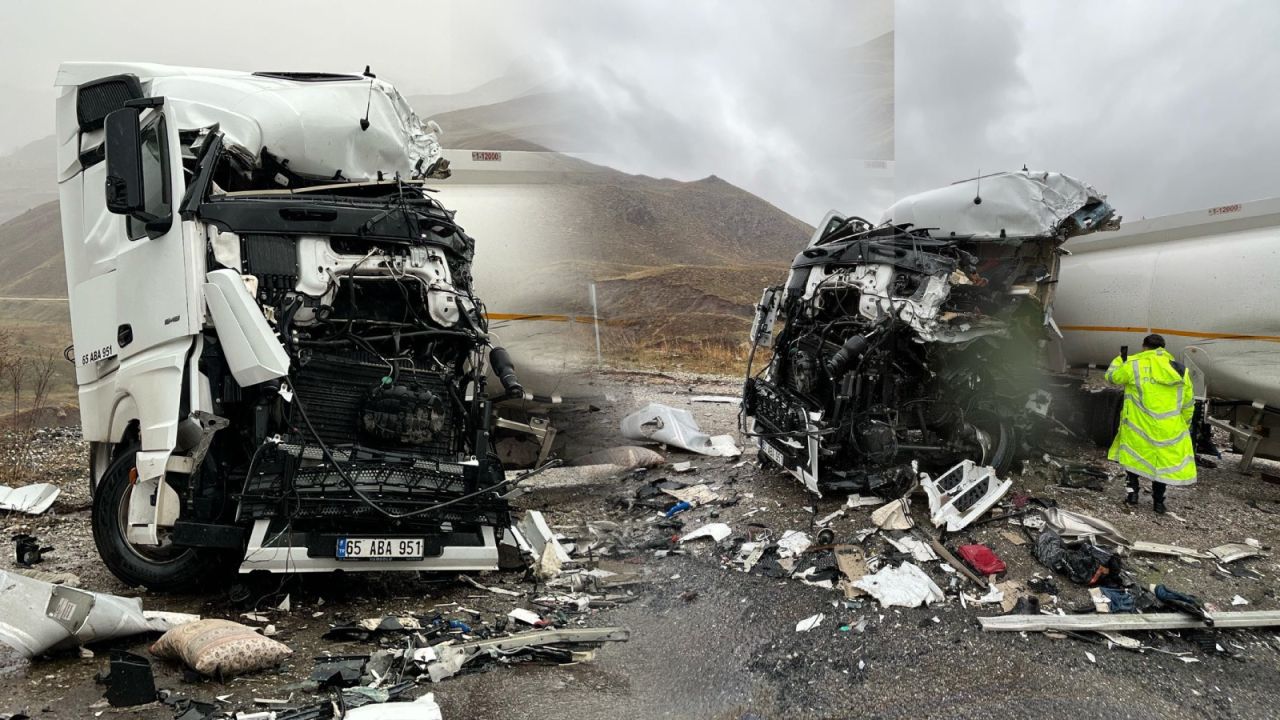 Hakkari'de otobüs ile yakıt tankeri çarpışması sonucu 1 kişi öldü, 9 kişi yaralandı