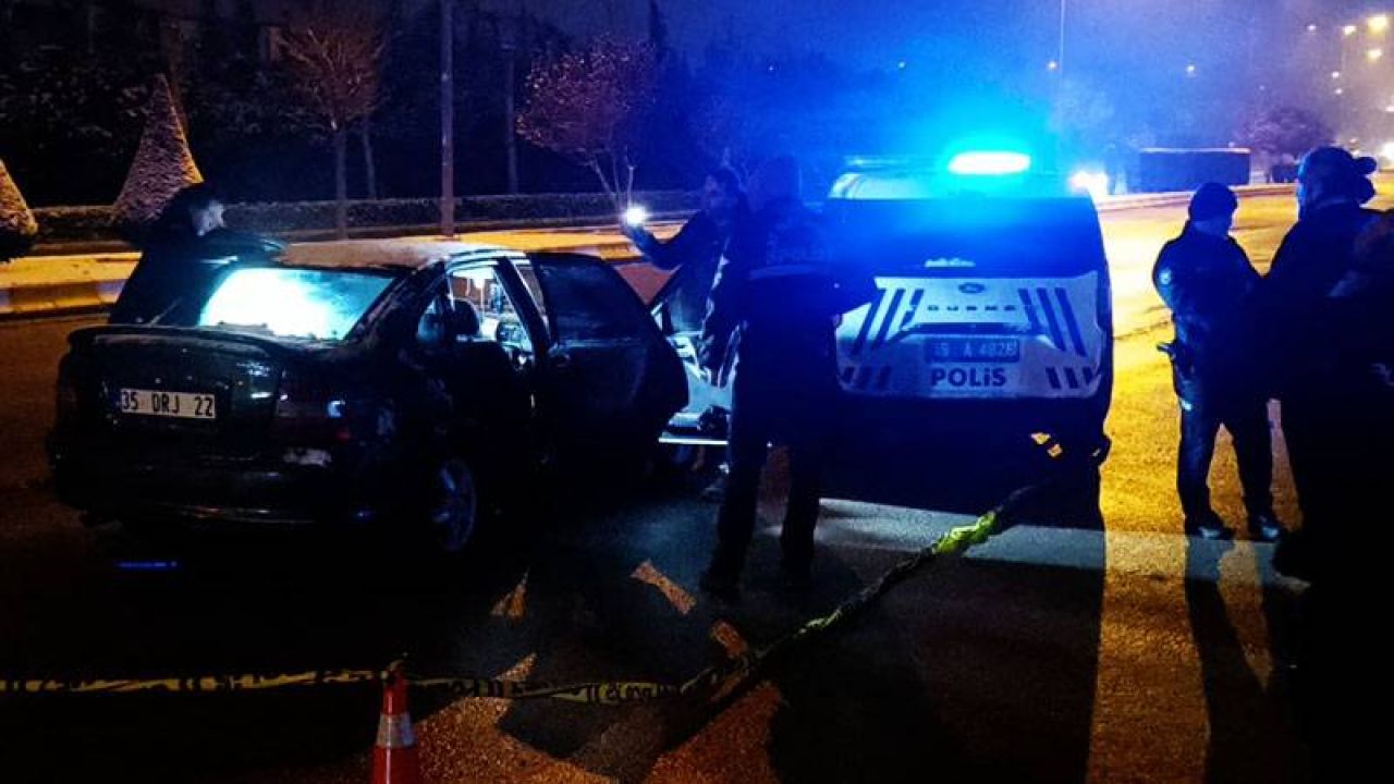 Park halindeki araçta silahla vurulmuş kişi bulundu
