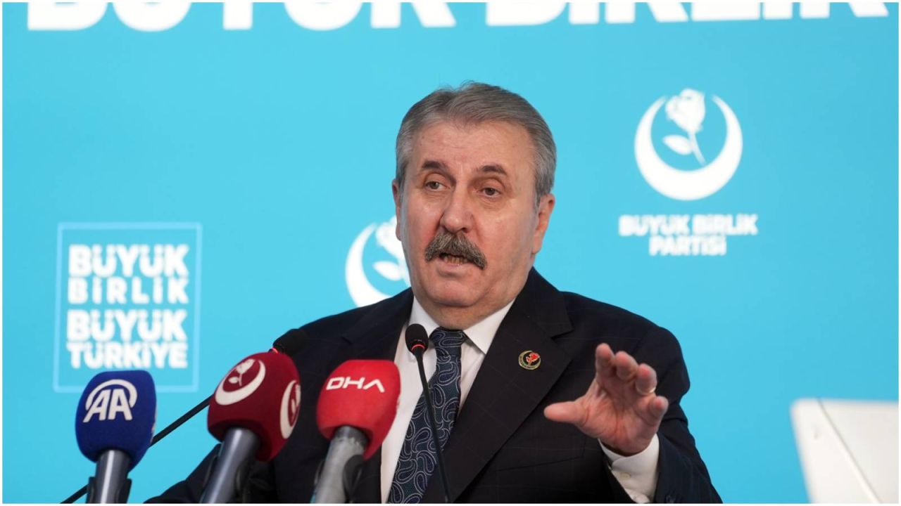 Mustafa Destici: Terör İltisaklı Siyasi Partiler Kapatılmalı, Mal Varlıklarına El Konulmalı
