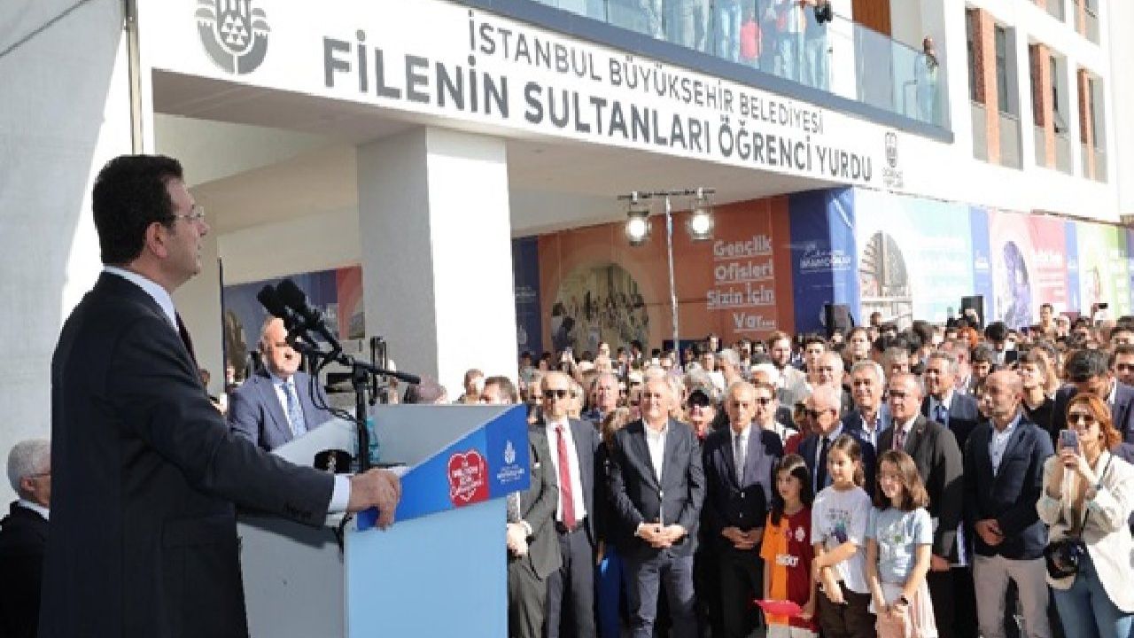 İmamoğlu'ndan AKP'ye Yurt Resti: "Daha Çok Öğrenciye Yurt Yapacağız"
