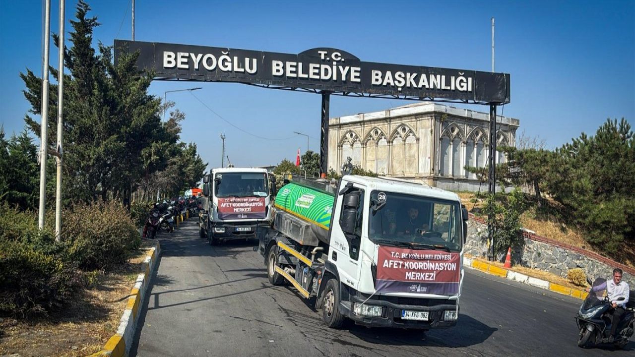 Beyoğlu Belediyesi'nden Bursa'daki Yangınlara Destek
