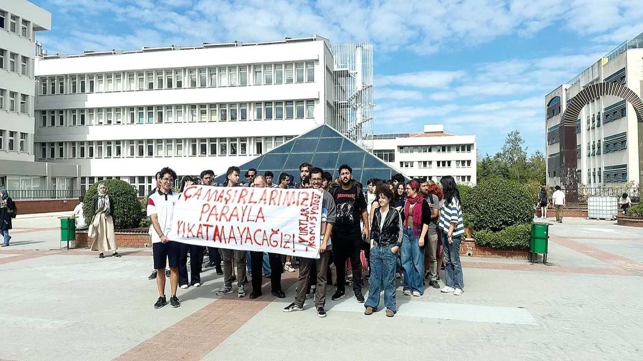 Boğaziçi'nde Ücretli Çamaşırhane Uygulamasına Öğrencilerden İlginç Protesto
