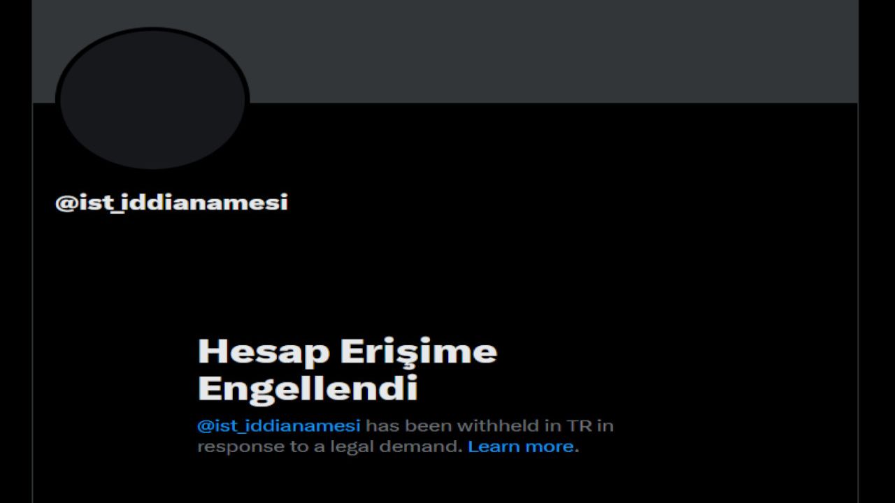 İbb İddianamesi Hesabına Erişim Engeli Getirildi
