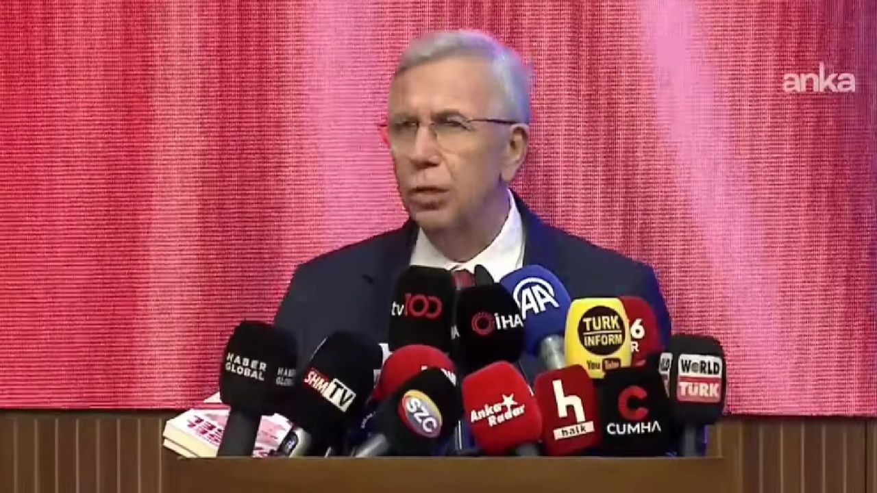 İçişleri Bakanlığı'ndan Mansur Yavaş Hakkında Soruşturma İzni
