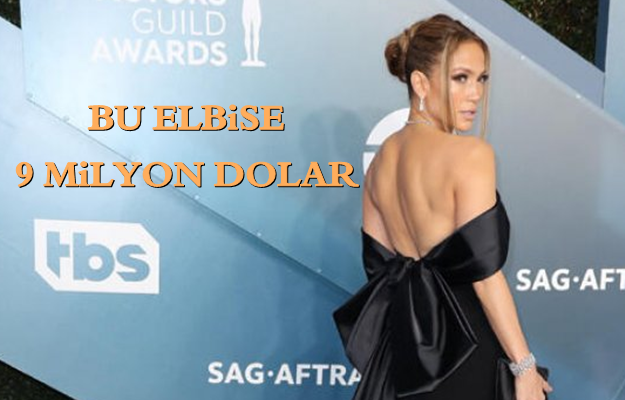 Jennifer Lopez 9 milyon dolarlık elbisesi ile büyüledi