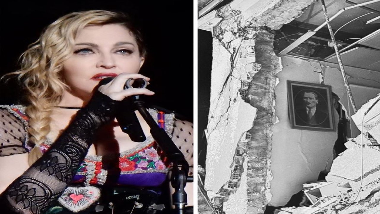 Madonna bir kare fotoğraf paylaşarak, ''Türkiye'ye destek mesajı verdi.