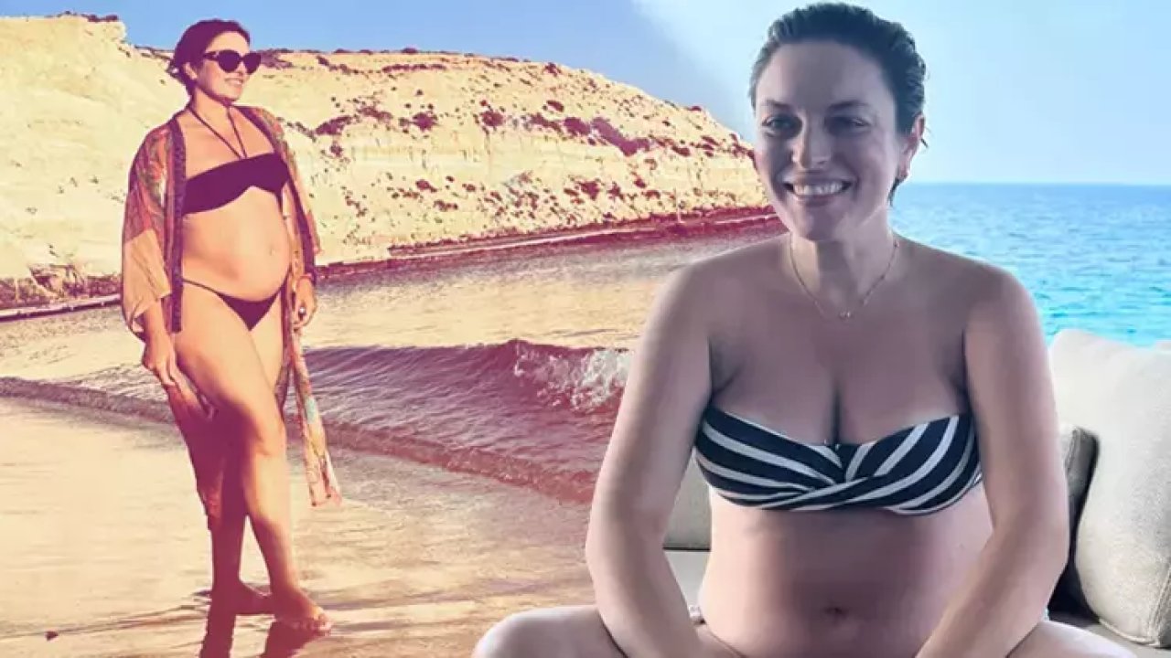 Mutlu Bekleyiş! Ezgi Mola Hamilelik Pozuyla Doğuma Sayıyor