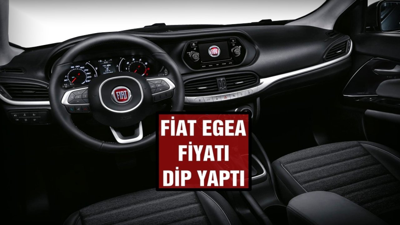 Fiat Egea'da Büyük Fırsat: Fiyatı 1 Milyon TL'nin Altına İndi!