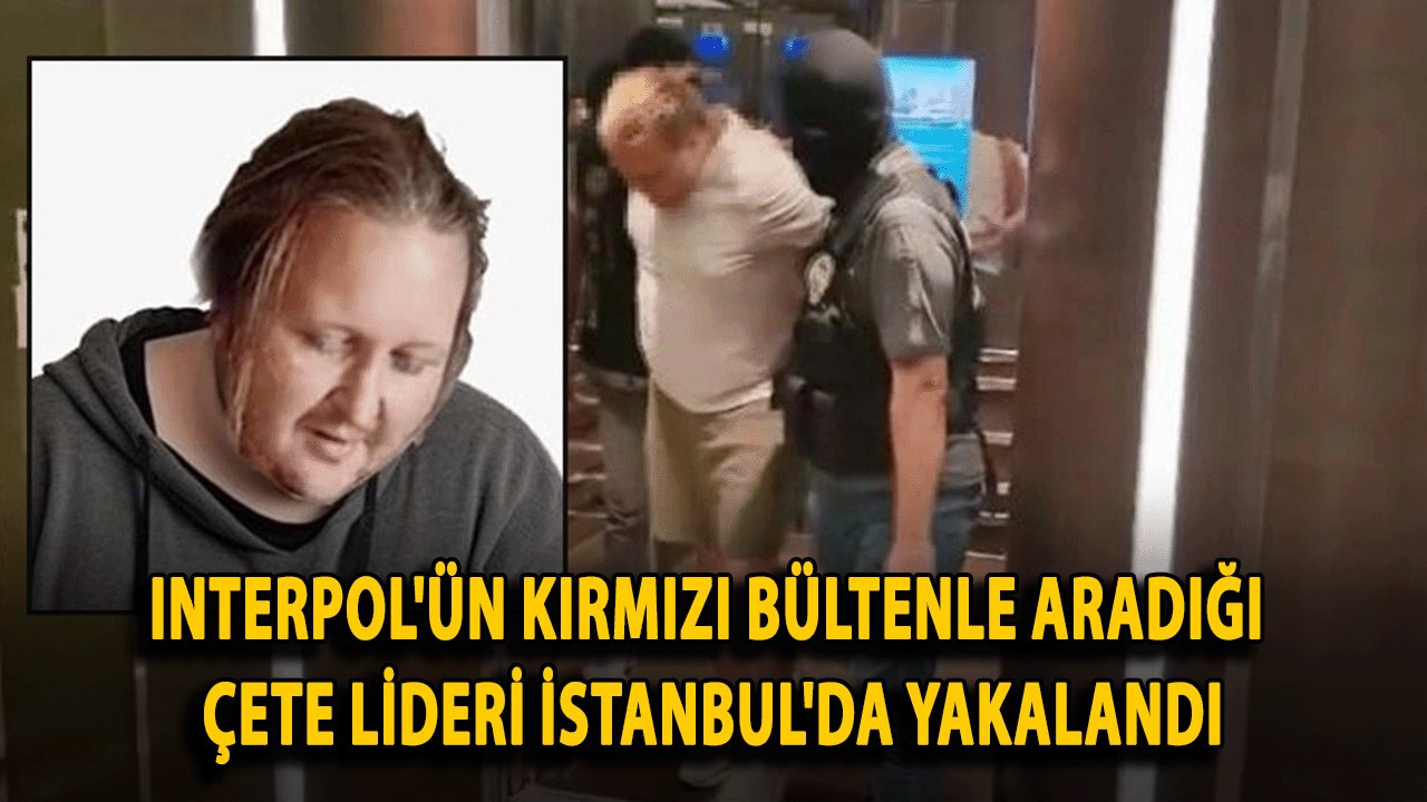 Interpol'ün Kırmızı Bültenle Aradığı Çete Lideri İstanbul'da Yakalandı