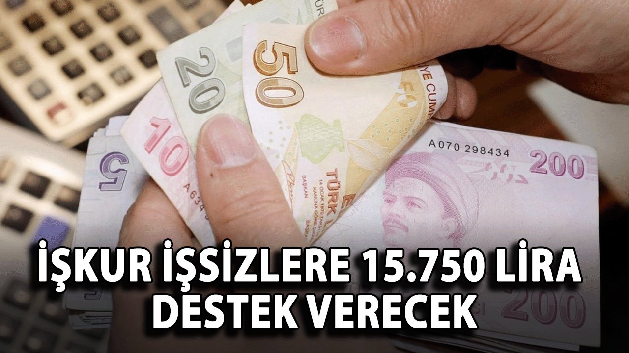 İŞKUR İşsizlere 15.750 Lira Destek Verecek