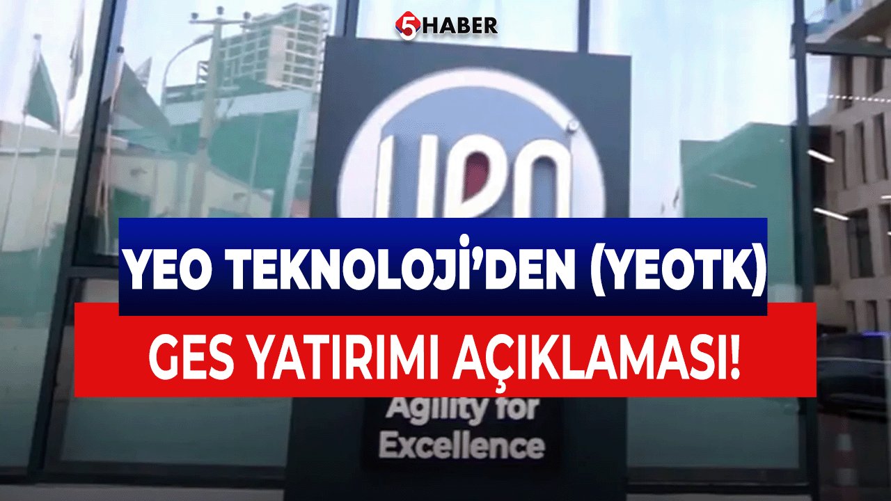 YEO Teknoloji (YEOTK), İtalya'daki GES Projesinin Tamamlandığını Duyurdu