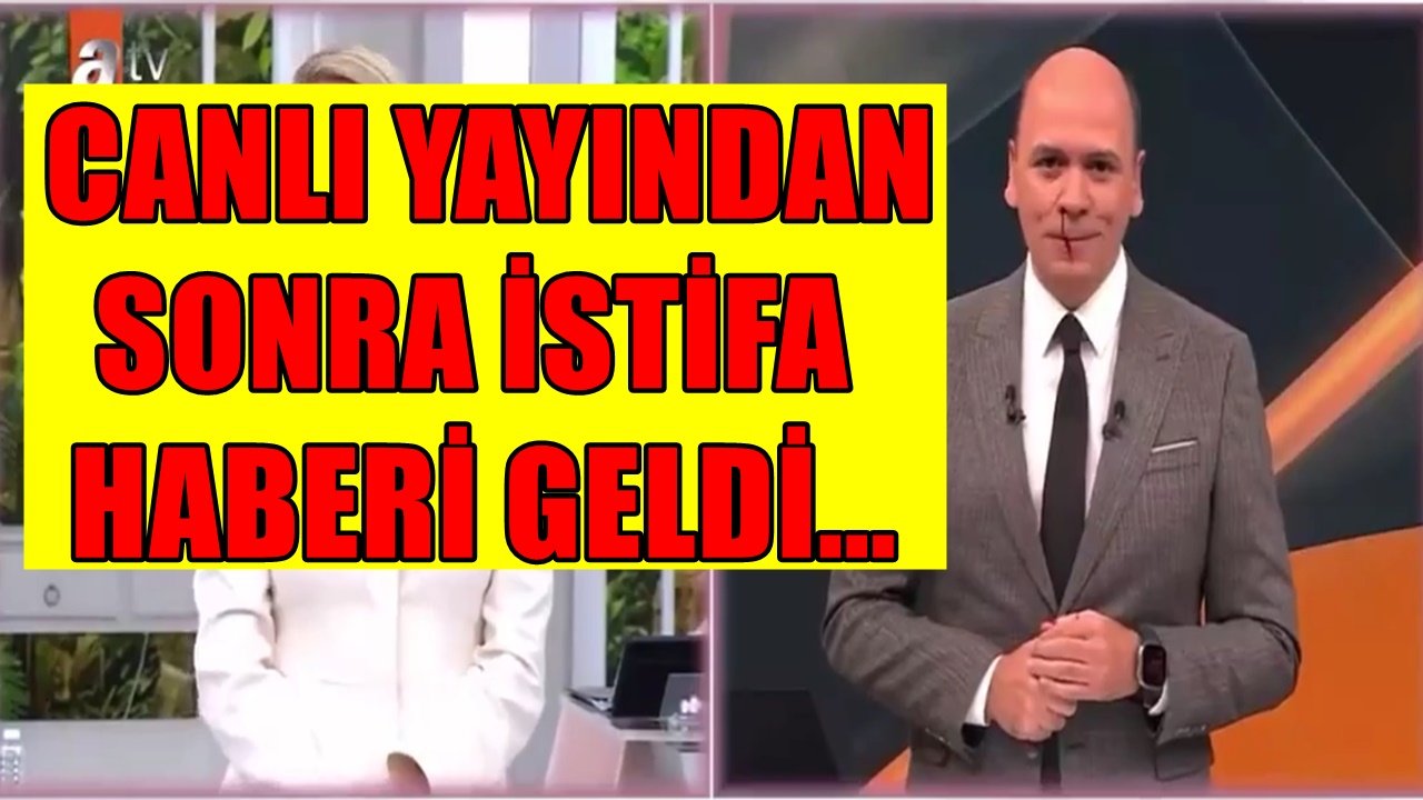 ATV Ana Haber'de İstifa...