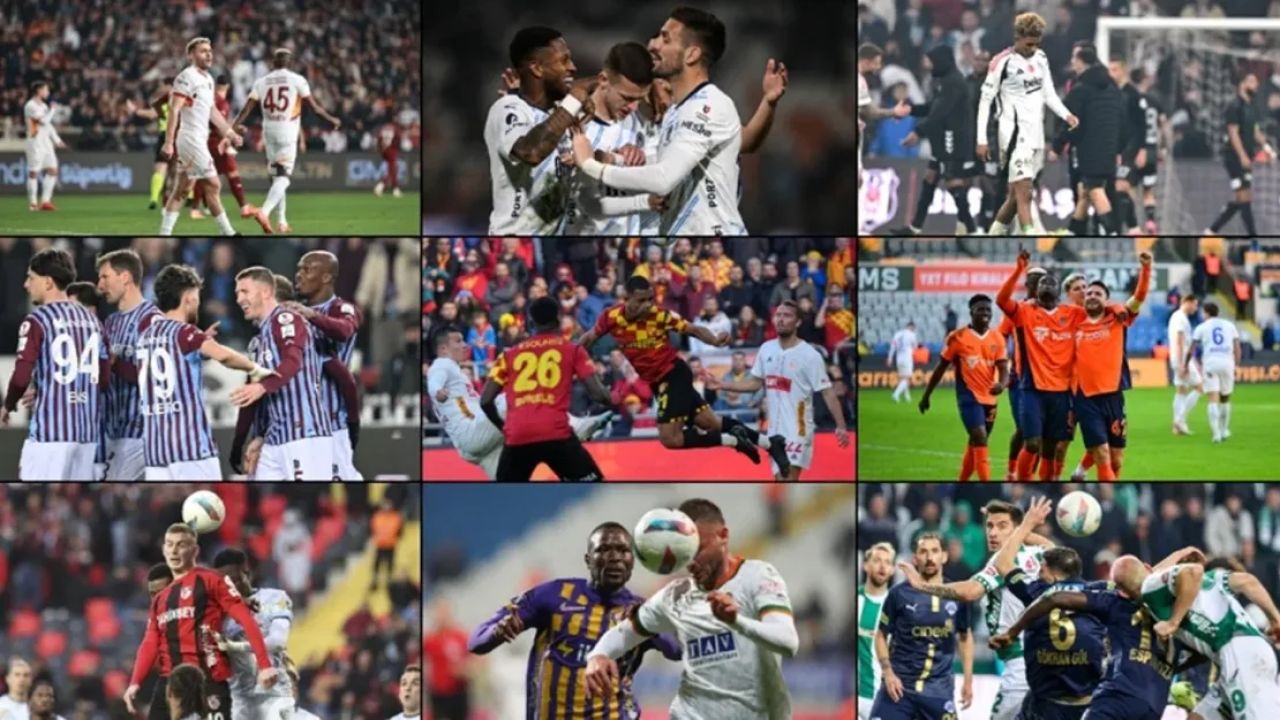 Süper Lig'de 20. Hafta Maçlarının Sonuçları Belli Oldu