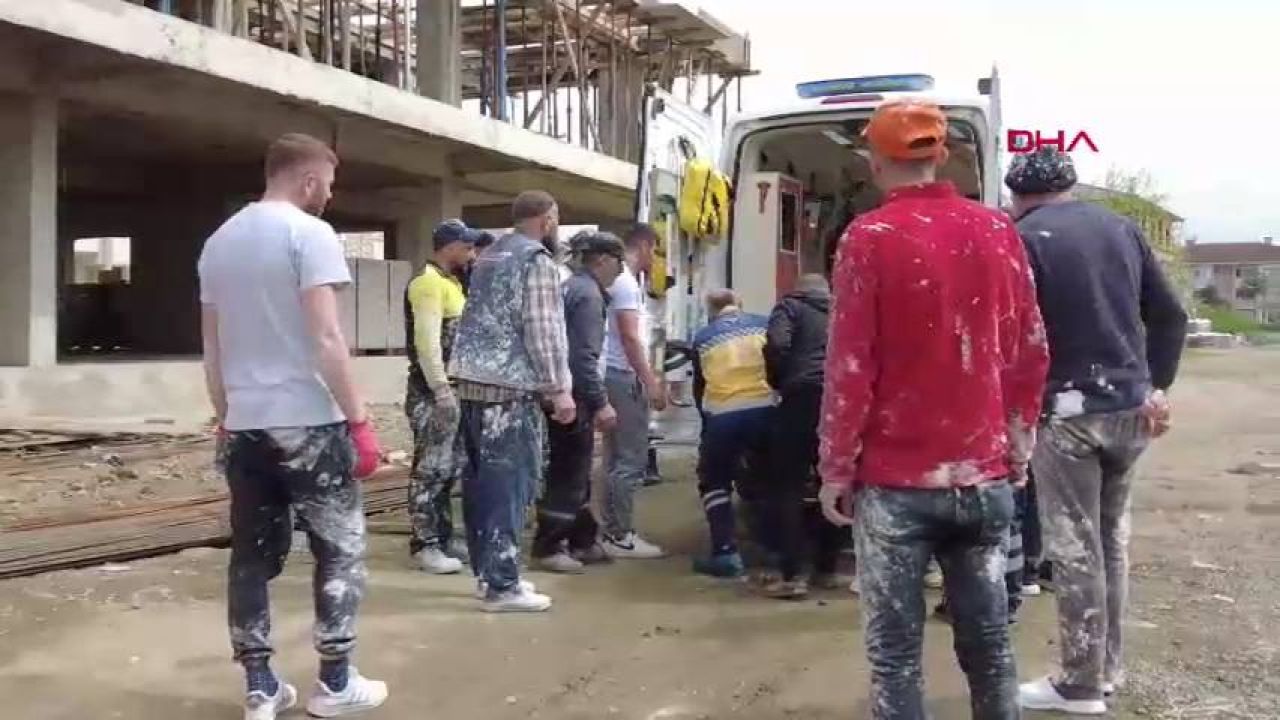 İnşaattan düşen işçi yaralandı