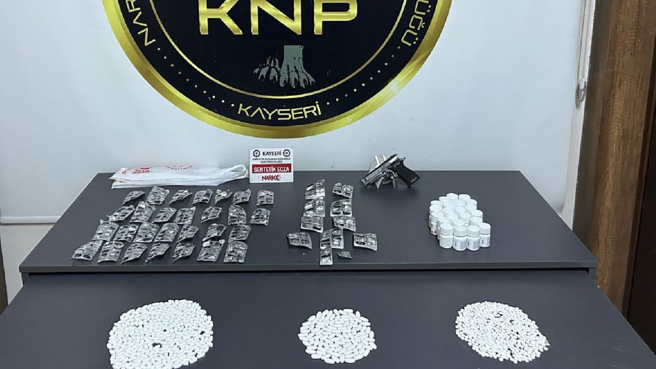 Kayseri'de düzenlenen uyuşturucu operasyonunda 3 kişi gözaltına alındı